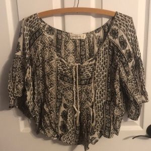 Abercrombie & Fitch boho printed top